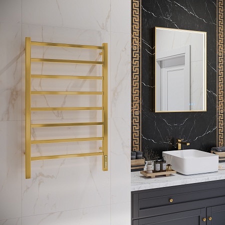 Ватикан П8 500х850 Электро Полотенцесушитель TERMINUS Брашированное золото Томск - фото 3 Ватикан П8 500х850 Электро Полотенцесушитель TERMINUS Брашированное золото Томск - фото 3