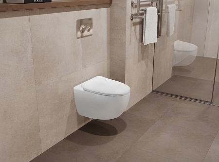 Подвесной унитаз безободковый Terminus Енисей Monolit 560х390 белый Томск - фото 1 Подвесной унитаз безободковый Terminus Енисей Monolit 560х390 белый Томск - фото 1